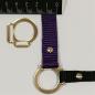 Preview: (HR-G5) 2s halter ring 12mm / 17mm from the centre - GOLD 1 pair - made of Plexiglas® XT - lasered