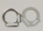 Preview: (HR-S5) 2er Halfterring 12mm / 17mm aus der Mitte - SILBER 1 Paar - aus Plexiglas® XT  - gelasert