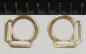 Preview: (HR-G4) 2er Halfterring 17mm aus der Mitte - GOLD 1 Paar - aus Plexiglas® XT  - gelasert