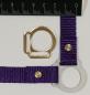 Preview: (HR-G4) 2er Halfterring 17mm aus der Mitte - GOLD 1 Paar - aus Plexiglas® XT  - gelasert