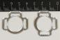 Preview: (HR-S11) 3er Halfterring 12mm rund - SILBER 1 Paar - aus Plexiglas® XT  - gelasert