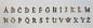 Preview: (ABC1) - Set of letters A-Z made of metal Colour : bronze - approx. 1.3x1.3 cm