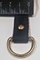 Preview: (DR3) 1 piece D-Ring  Inside 20 x 15mm - Ø 3 mm steel gold plated brass