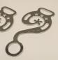 Preview: (HM-E1-Barock) Hackamore - "Baroque" for HH from A5 to A4+ / 1 pair = 2 pieces made of V2A stainless steel  highly polished