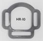 Preview: (HR10) 3er Halfterring 12 / 17mm halbrund - Farbe : (bitte auswählen) 1 Paar - aus Plexiglas® XT  - gelasert