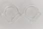 Preview: (HR-3) 2s halter ring 17mm centre - Colour : (please choose) 1 pair - made of Plexiglas® XT - lasered