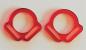 Preview: (HR-3) 2s halter ring 17mm centre - Colour : (please choose) 1 pair - made of Plexiglas® XT - lasered
