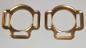 Preview: (HR6) 3er Halfterring 12mm rund - Farbe : (bitte auswählen) 1 Paar - aus Plexiglas® XT  - gelasert