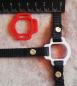 Preview: (HR-8) 3s halter ring 12mm half round - Colour : (please choose) 1 pair - made of Plexiglas® XT - lasered