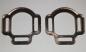 Preview: (HR-8) 3s halter ring 12mm half round - Colour : (please choose) 1 pair - made of Plexiglas® XT - lasered
