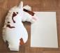 Preview: Paint Horse Stute "Shilly" Größe (A4) ohne Stock mit 100% Füllung Unikat - Zustand : NEU