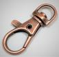 Preview: (K4) Carabiner with swivel half round old copper