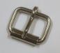 Preview: (RS3) Roll buckle with 15mm passage width silver nickel plated