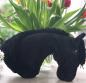 Preview: Black horse "No. 2" - size (A4+) without stick - with 100% filling - unique - NEW