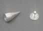 Preview: (SN3) Schraubniete spitz Stahl silber vernickelt Ø 7 x 13,5 mm 1 Stück