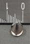 Preview: (SN4) Schraubniete kurz spitz Stahl silber vernickelt Ø 7 x 11 mm