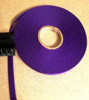 10mm Gurtband aus PP Farbe: lila Menge pro Einheit : 2 Meter