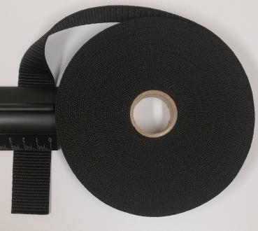 30mm Gurtband aus PP Farbe: schwarz Menge pro Einheit : 1 Meter