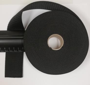 40mm Gurtband aus PP Farbe: schwarz Menge pro Einheit : 1 Meter