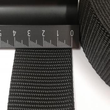 40mm Gurtband aus PP Farbe: schwarz Menge pro Einheit : 1 Meter