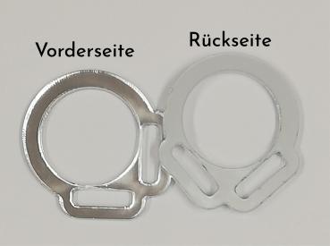 2s halter ring 12mm from the centre - SILVER 1 pair - made of Plexiglas® XT - lasered