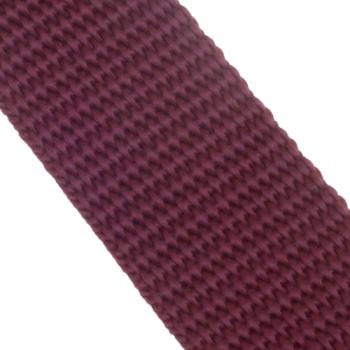 10mm PP webbing strap Colour: bordeaux red Quantity per unit : 2 meters