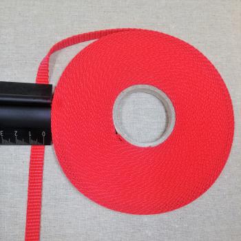 10mm Gurtband aus PP Farbe: rot Menge pro Einheit : 2 Meter