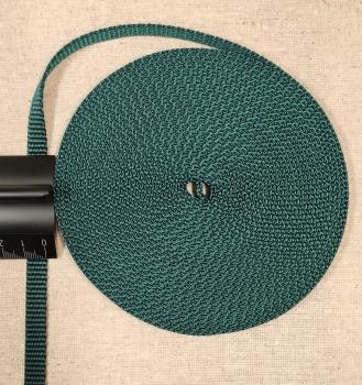 10mm Gurtband aus PP Farbe: dunkelgrün Menge pro Einheit : 2 Meter