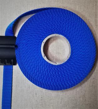 15mm Gurtband aus PP Farbe: blau Menge pro Einheit : 2 Meter