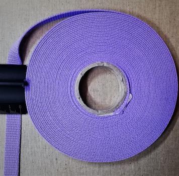 15mm Gurtband aus PP Farbe: flieder Menge pro Einheit : 2 Meter