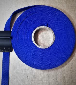 15mm Gurtband aus PP Farbe: royalblau Menge pro Einheit : 2 Meter