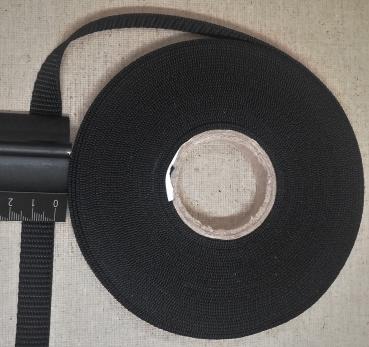 15mm Gurtband aus PP Farbe: schwarz Menge pro Einheit : 2 Meter