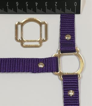 (HR-G14) 3s halter ring 17mm half round - GOLD 1 pair - made of Plexiglas® XT - lasered