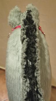Norwegian fjord horse "Spike" size (A4+) with stick - with 100% filling unique - second-hand - origin : from Finland (Sold by order / commission sale )