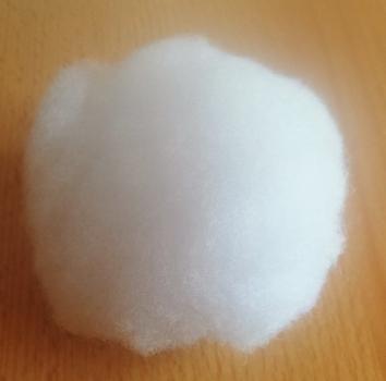 Feststopf Füllwatte 1kg Beutel - formstabil Farbe: weiß HobbyBest