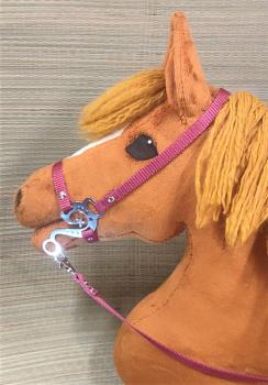 (HM-E1-Barock) Hackamore - "Baroque" for HH from A5 to A4+ / 1 pair = 2 pieces made of V2A stainless steel  highly polished