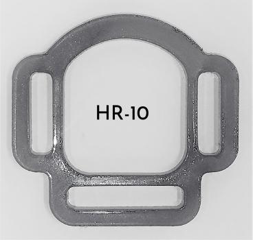 (HR10) 3er Halfterring 12 / 17mm halbrund - Farbe : (bitte auswählen) 1 Paar - aus Plexiglas® XT  - gelasert