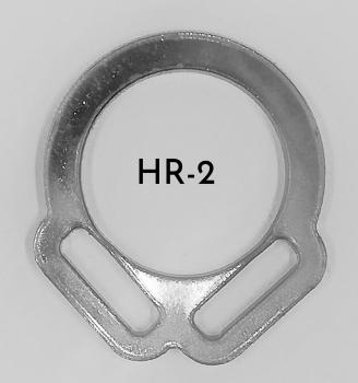 (HR2) 2er Halfterring 12mm aus der Mitte - Farbe : (bitte auswählen) 1 Paar - aus Plexiglas® XT  - gelasert