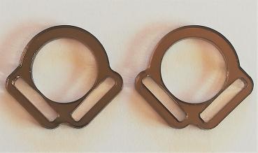 (HR-3) 2s halter ring 17mm centre - Colour : (please choose) 1 pair - made of Plexiglas® XT - lasered