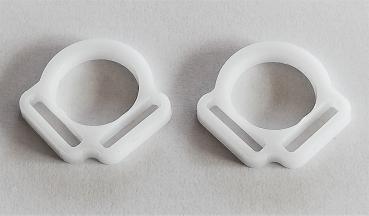 (HR-3) 2s halter ring 17mm centre - Colour : (please choose) 1 pair - made of Plexiglas® XT - lasered