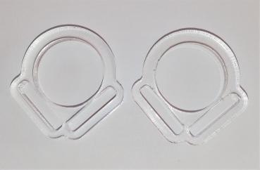 (HR-4) 2s halter ring 17mm from the centre - Colour : (please choose) 1 pair - made of Plexiglas® XT - lasered