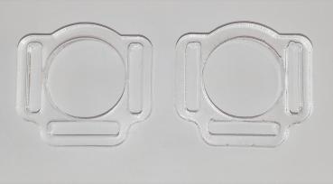 (HR7) 3er Halfterring 17mm rund - Farbe : (bitte auswählen) 1 Paar - aus Plexiglas® XT  - gelasert