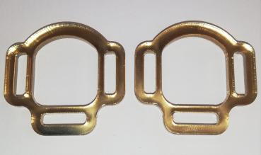 (HR-8) 3s halter ring 12mm half round - Colour : (please choose) 1 pair - made of Plexiglas® XT - lasered