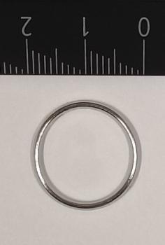Rundring / O-Ring silber verzinkt AØ 19 mm IØ 16 mm Artikel-Nr.: RR1