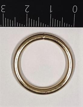 Round ring / O-ring brass-plated AØ 26.2 mm IØ 20.2 mm Item no.: RR14
