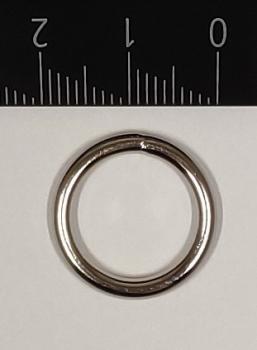 Rundring / O-Ring silber vernickelt AØ 19 mm IØ 14 mm Artikel-Nr.: RR2