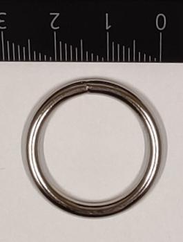 Rundring / O-Ring silber vernickelt AØ 26,8 mm IØ 20,8 mm Artikel-Nr.: RR4