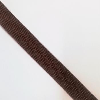 15mm PP webbing strap Colour:  brown Quantity per unit : 2 meters