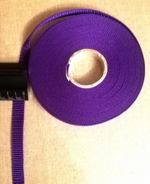 15mm PP webbing strap Colour: purple Quantity per unit : 2 meters