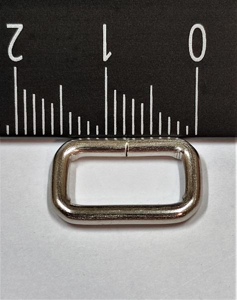 (SL2) Schlaufe mit 12 x 6 mm Durchlassbreite silber vernickelt